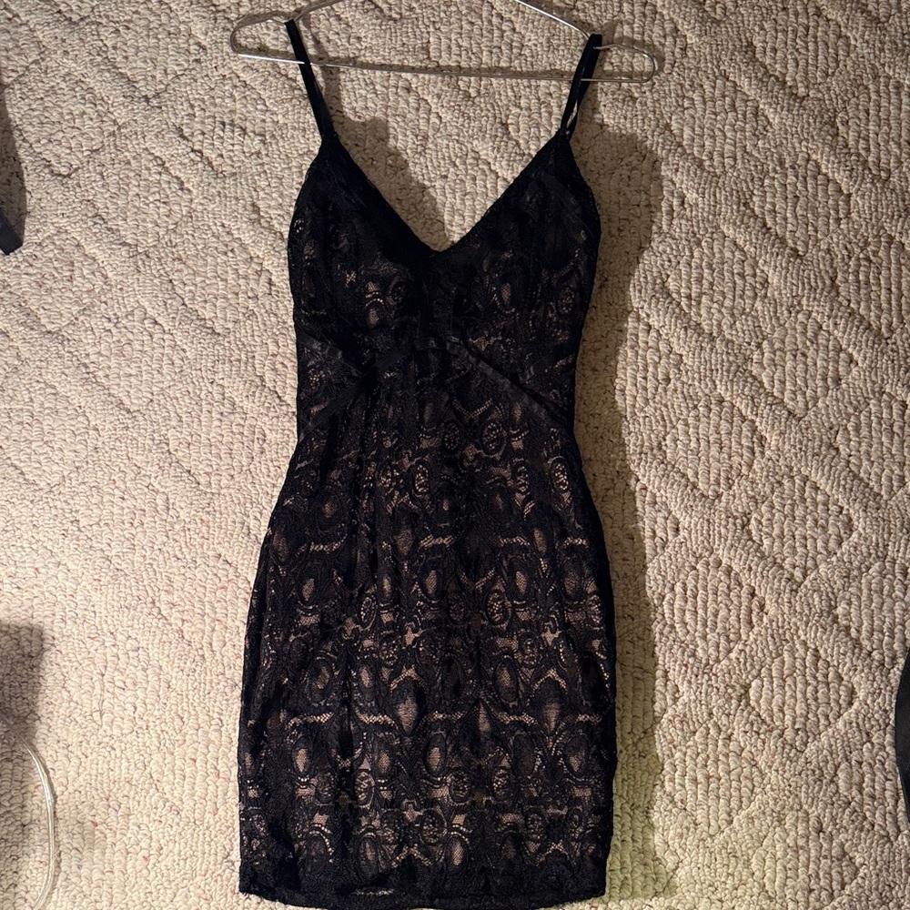 GUESS Black Lace Dress